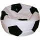 Soccer Small - White and Black Polyester
